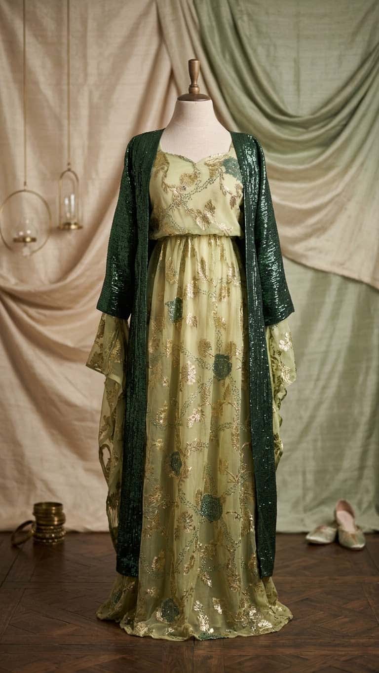 Embroidery detail from the Zîn collection